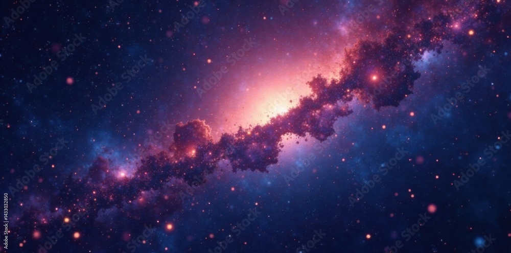 Dark cosmic background with twinkling stars and galaxy in a vast open space, celestial, cosmos Dark cosmic background with twinkling stars and galaxy in a vast open space, celestial, cosmos