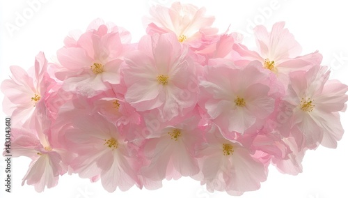 Delicate Pink Blossoms Cluster