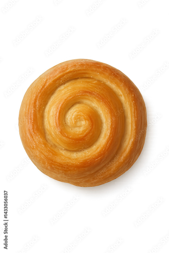 Fototapeta premium Delicious cinnamon roll treat bakery food photo cozy setting close-up indulgence