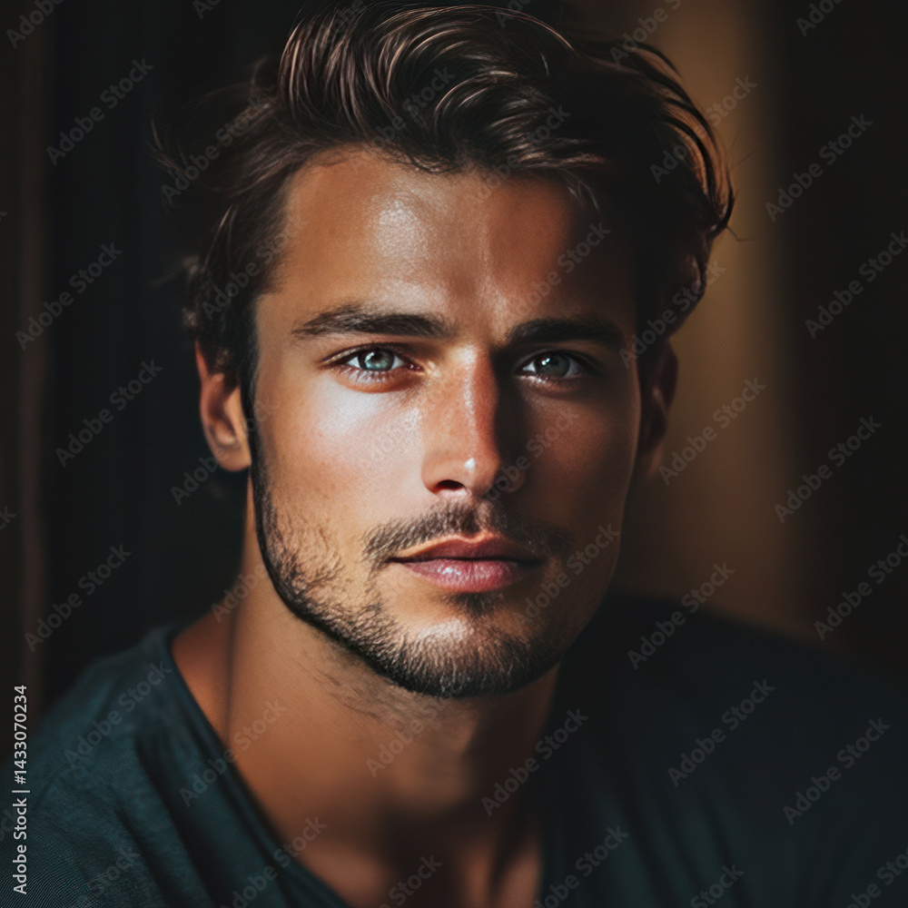 Obraz premium portrait of a handsome young man