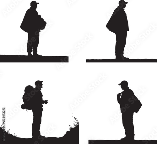 Backpack Traveler Silhouette Outdoor Adventure Hiker
Hiking Traveler Silhouette With Backpack Explorer
Adventure Traveler Backpack Silhouette Outdoor Scene
Explorer Silhouette With Backpack Hiking Tra