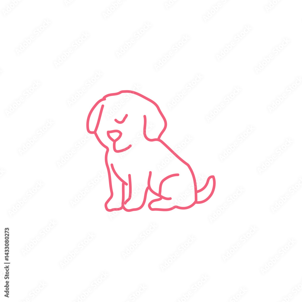 Attractive Hand Drawn Doodle Dog Animals Vector Illustration Attractive Hand Drawn Doodle Dog Animals Vector Illustration