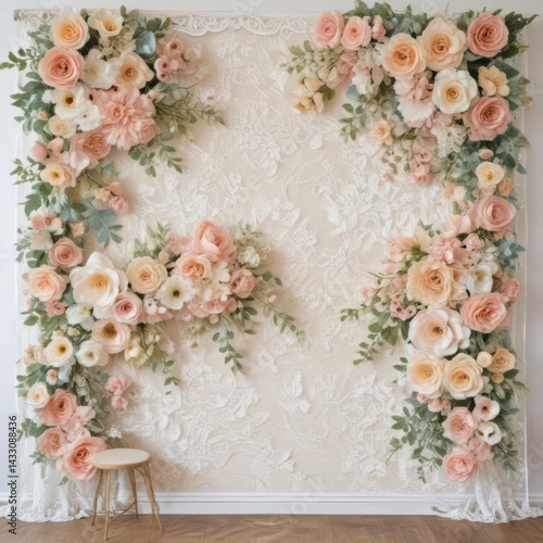 Wallpaper Mural wedding bouquet of flowers Torontodigital.ca