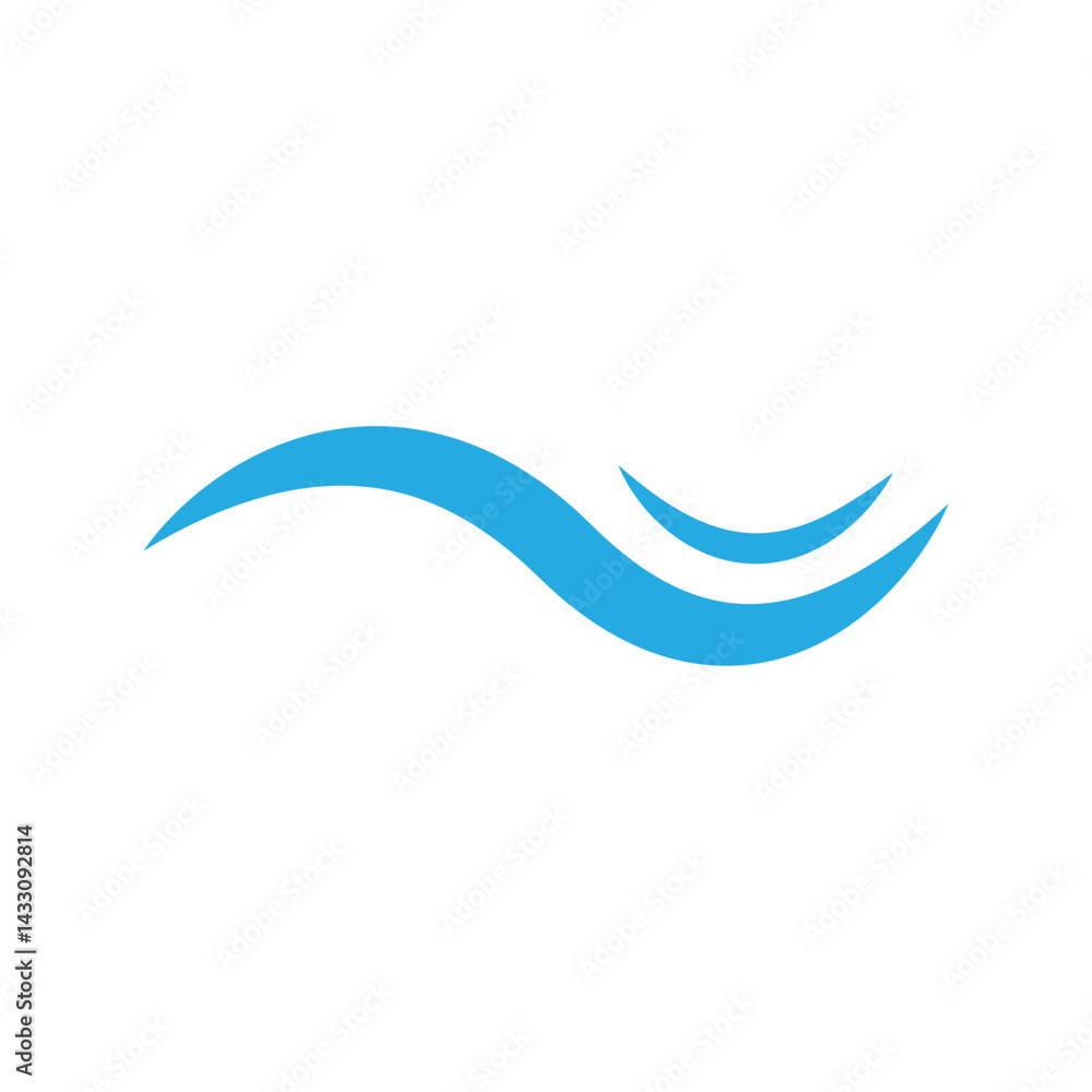 Obraz premium wave symbol icon
