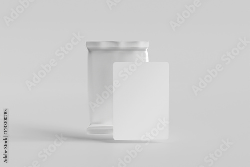 Trading card display mockup