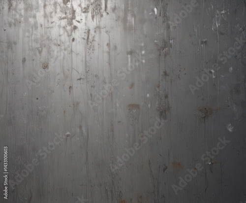 Wallpaper Mural Close-up view of aged, grey metal; highly textured and reflective , macro, worn Torontodigital.ca