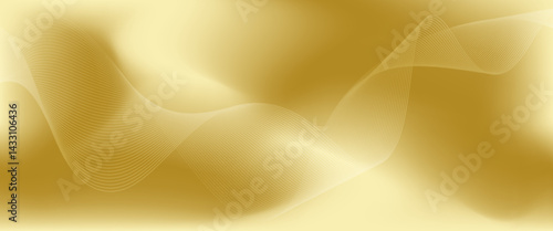 Close-up texture of natural gold silk. Light Golden fabric smooth texture surface background. Smooth elegant gold silk in Sepia toned. Texture, background, pattern, template. 3D vector illustration.