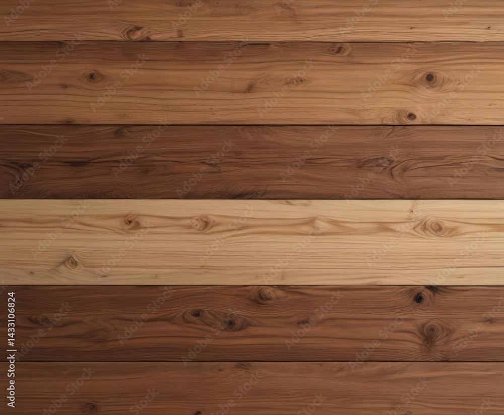 Fototapeta premium Light to dark brown wood gradient, showcasing natural knots , wooden backdrop, wood grain texture, natural wood