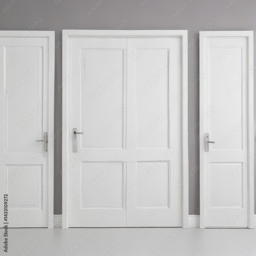 open door with white background open door with white background