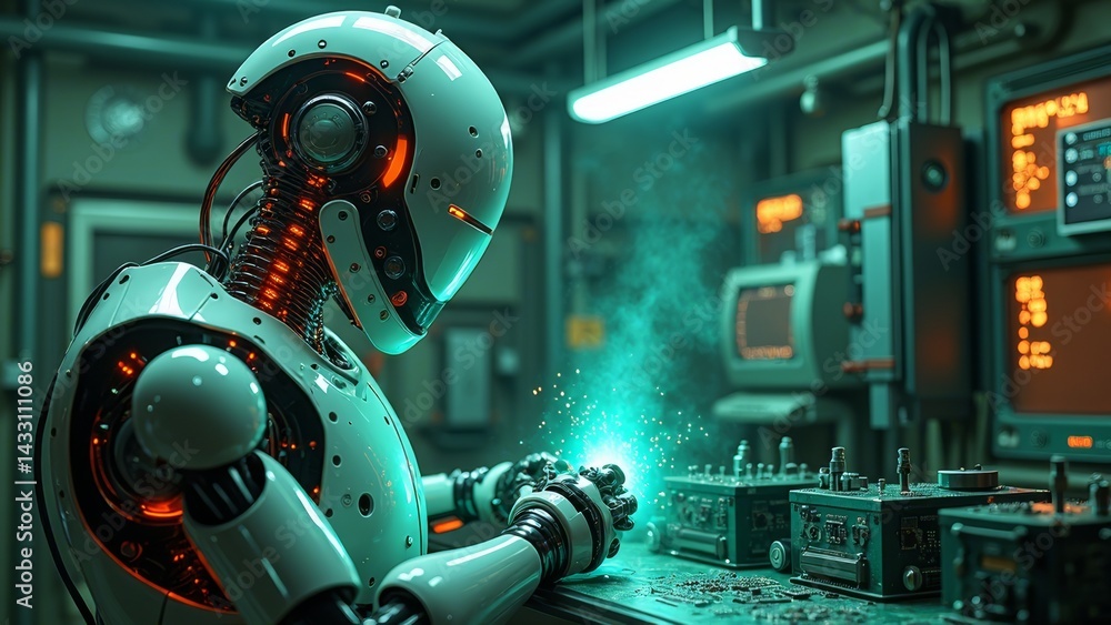 Fototapeta premium Indoor operation scenarios for robots