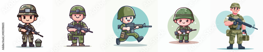 vector of a soldier vector of a soldier