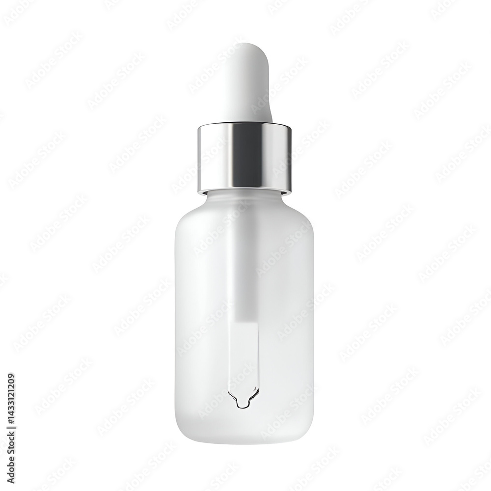 Elegant serum bottle showcasing minimalist design and refined aesthetics for skincare Elegant serum bottle showcasing minimalist design and refined aesthetics for skincare