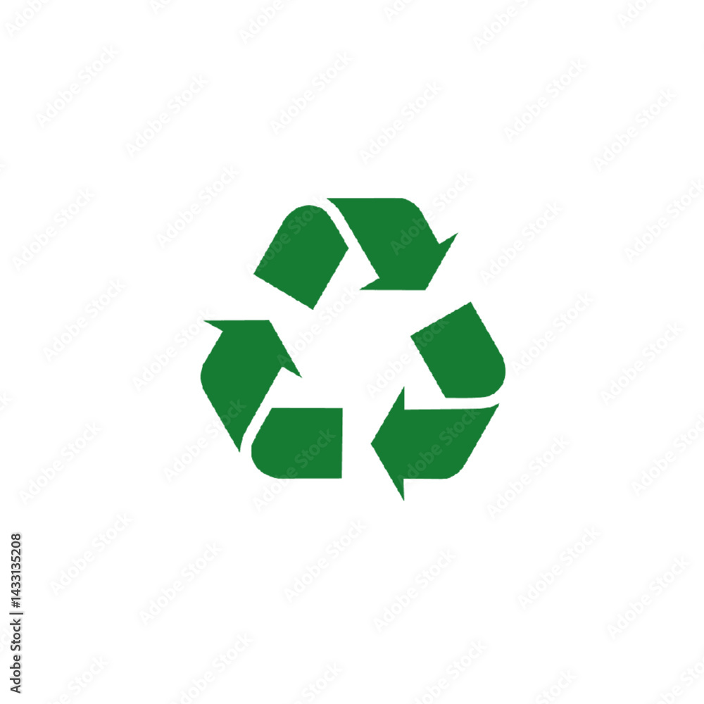 Recycling environmental symbol neomorphic icon isolated vector illustration Recycling environmental symbol neomorphic icon isolated vector illustration