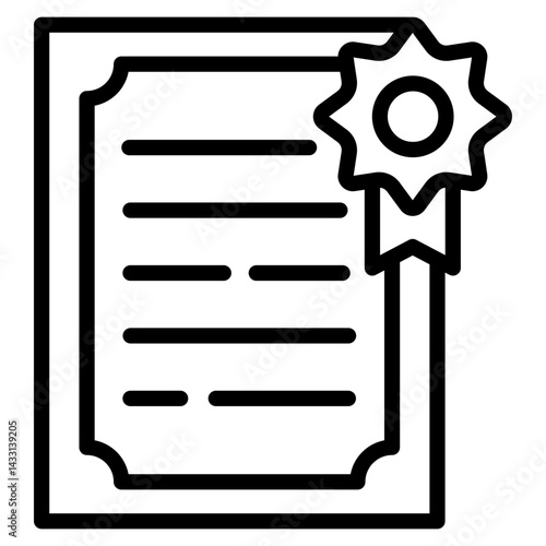 Certificate  Icon 