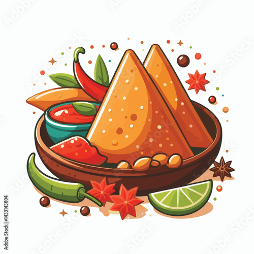 samosa, cuisine, delicious, indian, food, appetizer, fried, dish, traditional, crispy, asian, homemade, dinner, background, fresh, meal, snack, iftar, tasty, vegetable, meat, hot, isolated, ramadan, d