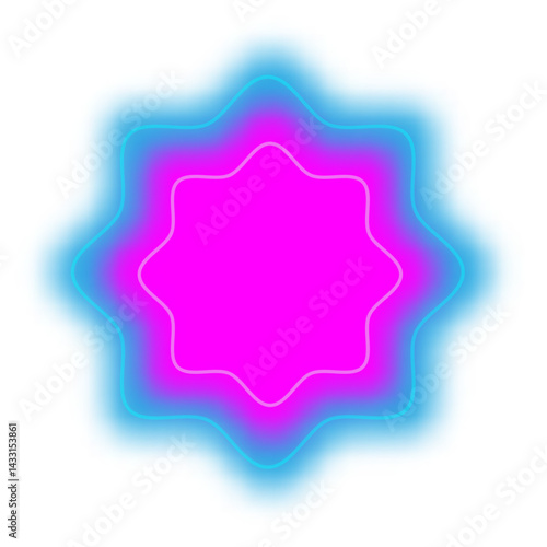 Aura Gradient Flower