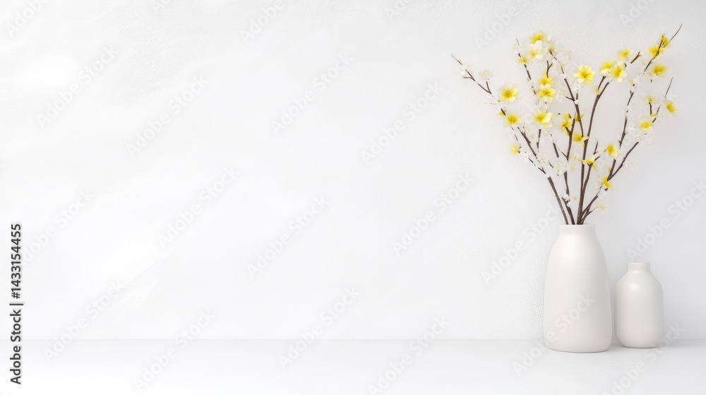 Fototapeta premium Minimalist Spring Arrangement