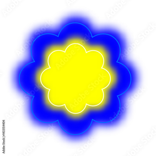 Aura Gradient Flower
