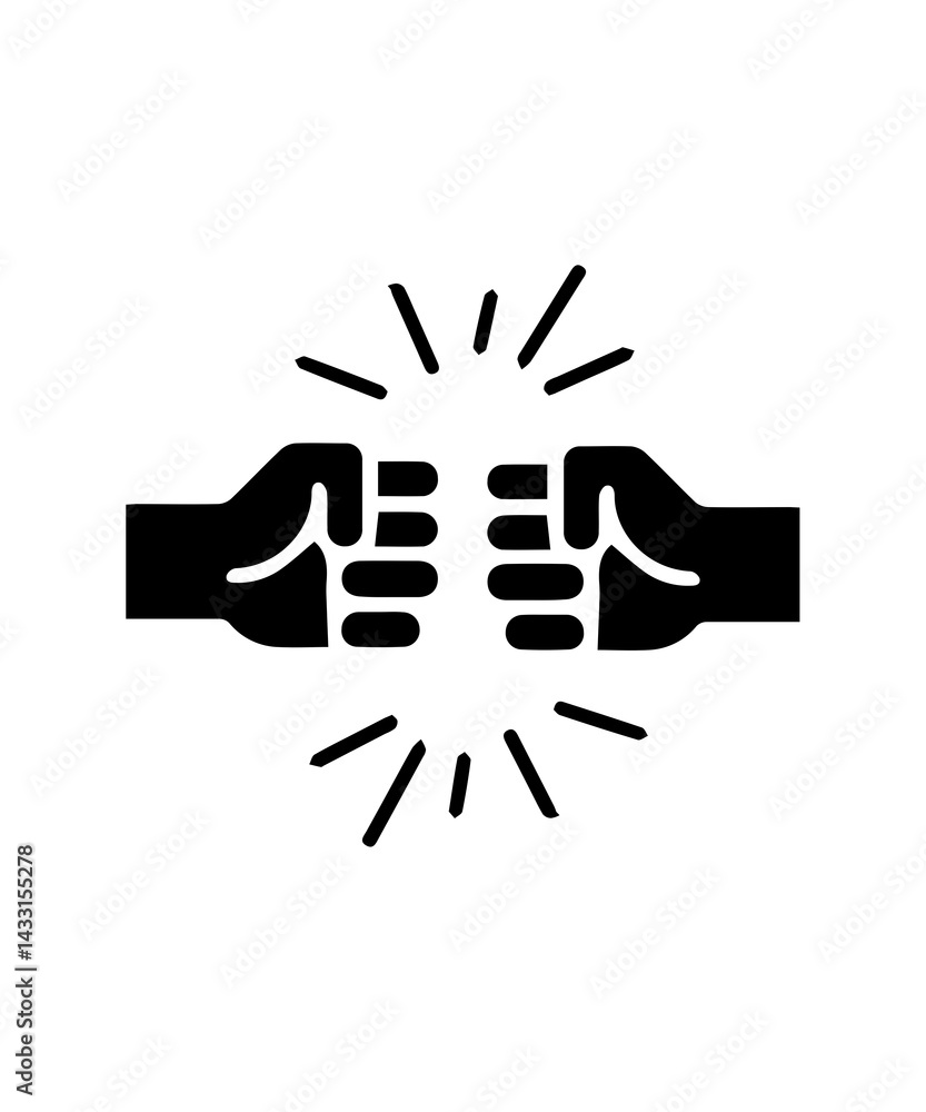 Fist bump Fist bump