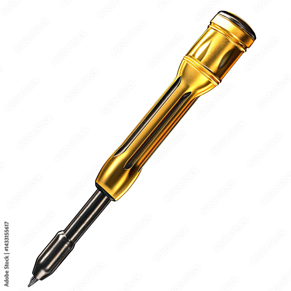 Gold-colored precision tool Gold-colored precision tool