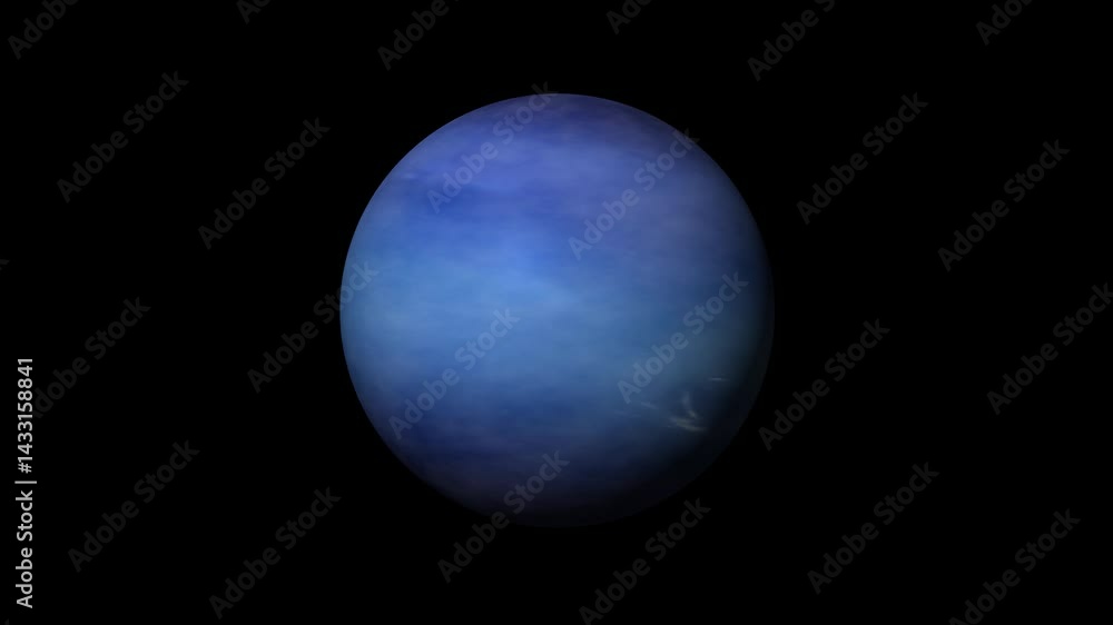 Neptune captured beautifully in the vast realms of Deep Space in Alpha Channel. High quality 4k footage Neptune captured beautifully in the vast realms of Deep Space in Alpha Channel. High quality 4k footage
