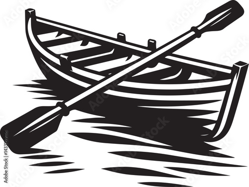 Rowboat vector