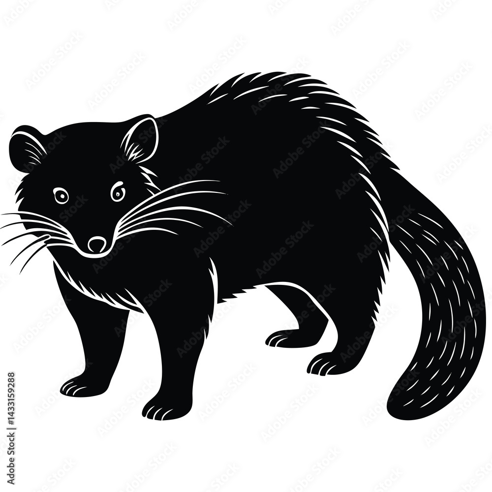 binturong vector binturong vector