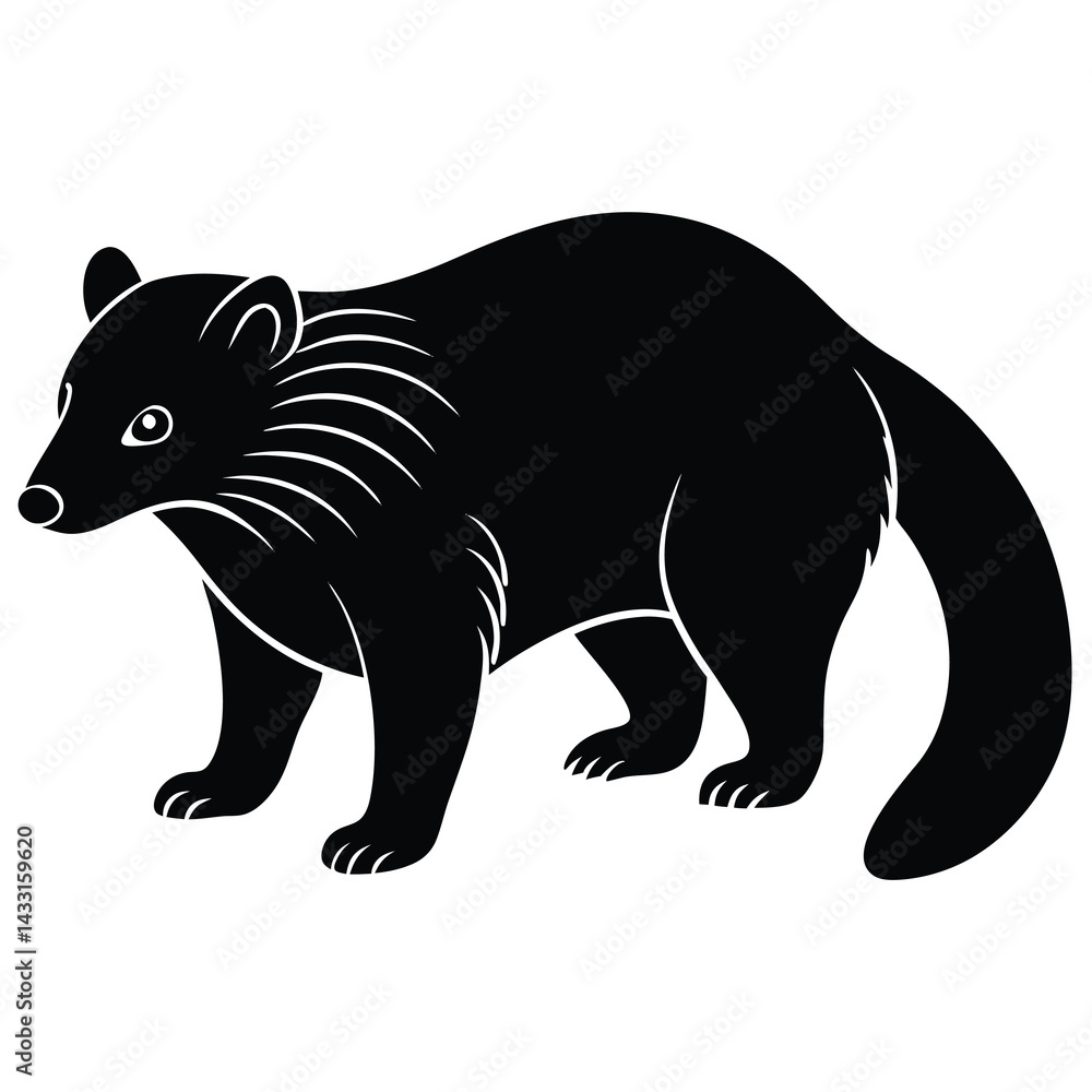 Obraz premium binturong vector