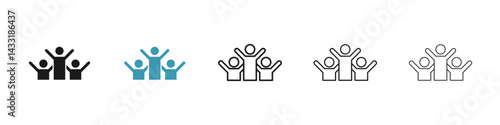 celebration icon in flat style. Basic vector symbol illustration