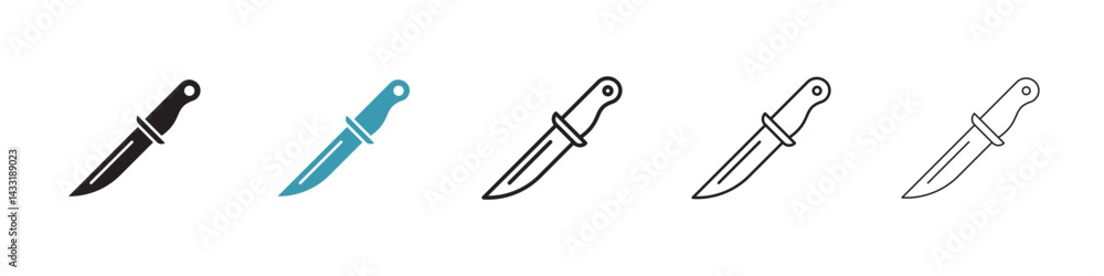 knife icon in flat style. Basic vector symbol illustration knife icon in flat style. Basic vector symbol illustration