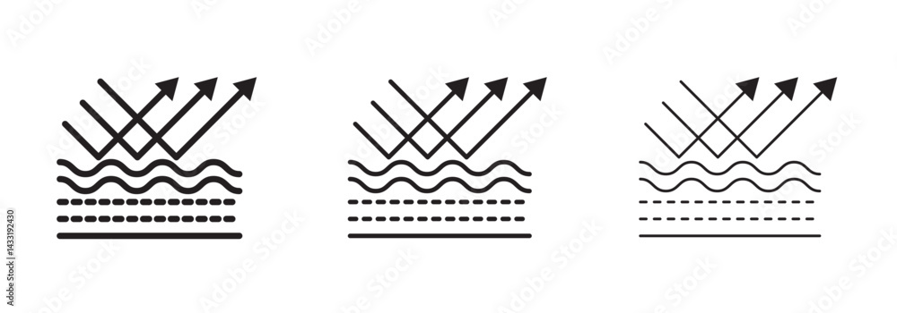 Wrinkles face reflection icon in flat style. Basic vector symbol illustration Wrinkles face reflection icon in flat style. Basic vector symbol illustration
