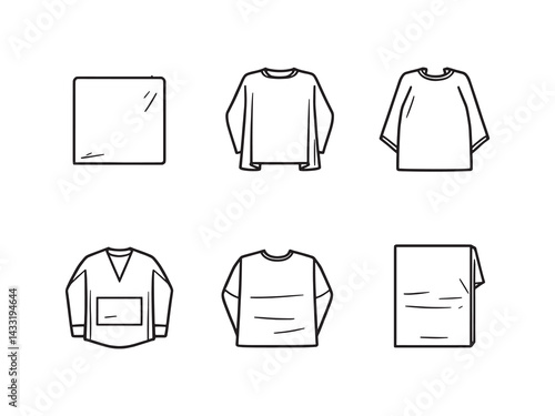 Surgical drapes line art vector image