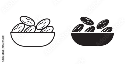 Islamic food date icon