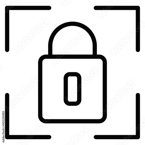 Perimeter Security Icon