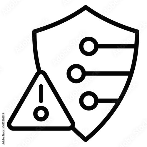 Cybersecurity Risk Icon