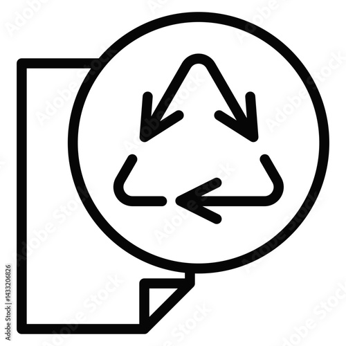 Recycled Paper Icon