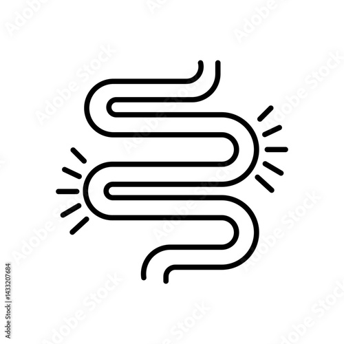 Diarrhea icon vector illustration web design element