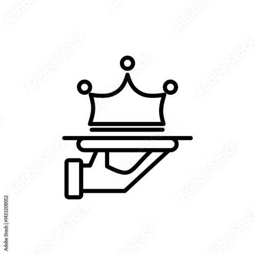 Exclusive service icon vector illustration web design element