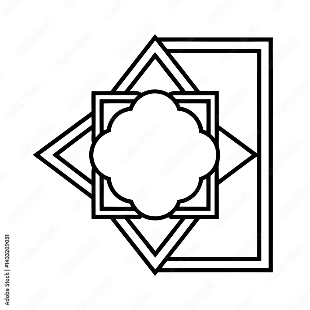 symmetrical rosette corner pattern symmetrical rosette corner pattern