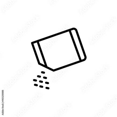 Packet soluble powder icon vector illustration web design element