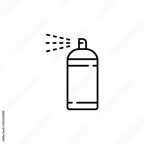Paint aerosol can icon vector illustration web design element