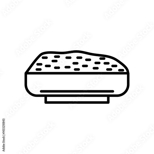 Risotto icon vector illustration web design element