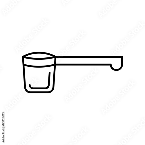 Scoop icon vector illustration web design element