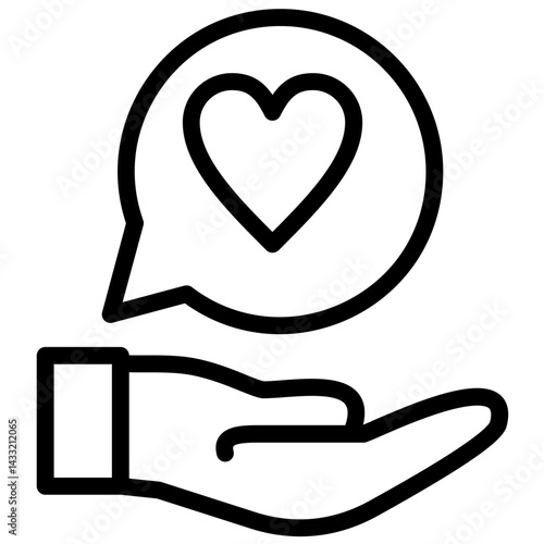 Heart of Giving Icon