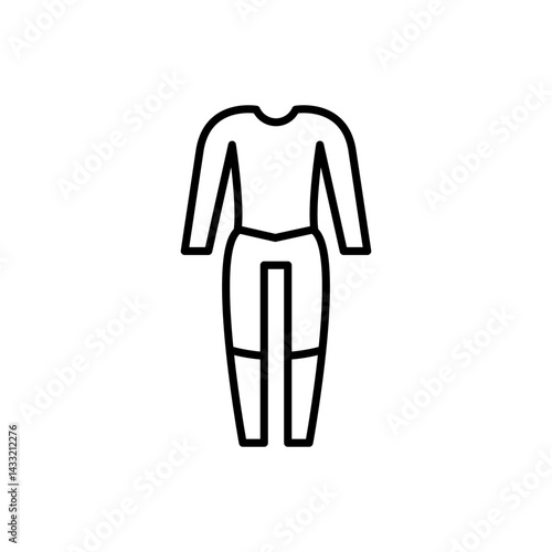 Wetsuit icon vector illustration web design element