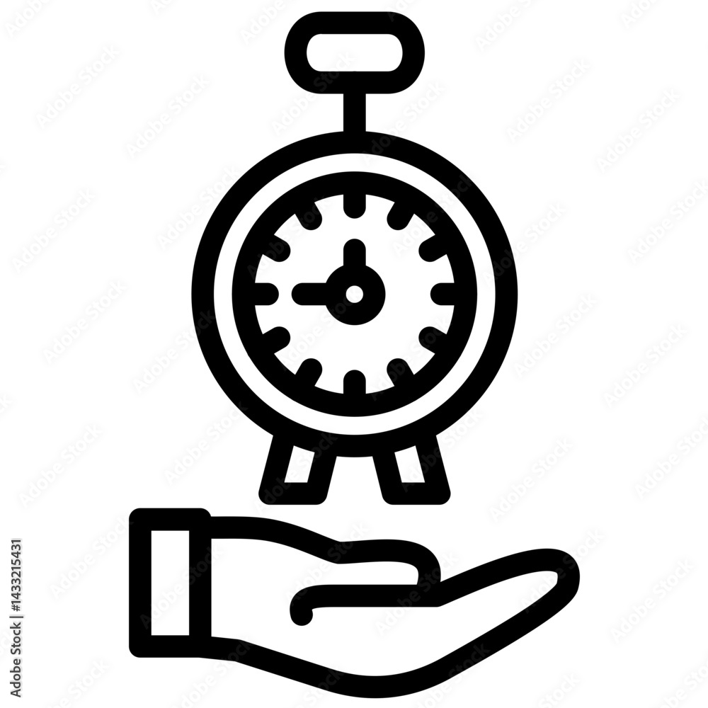 Obraz premium Time Management Icon