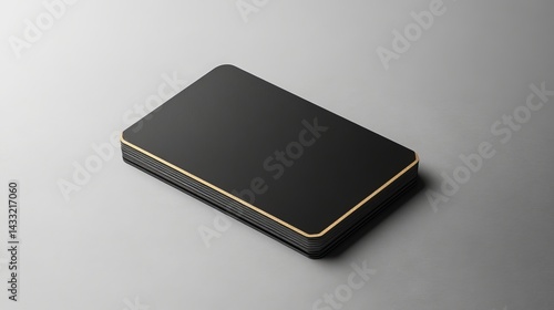Obraz na płótnie Showcase your designs with this business card mockup. A clean, blank template for credit card designs is also available.
w salonie