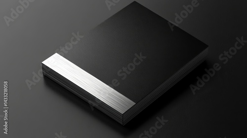 Obraz na płótnie Showcase your designs with this metal business card mockup template.
w salonie