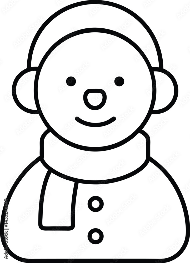 snowman vector illustration snowman vector illustration