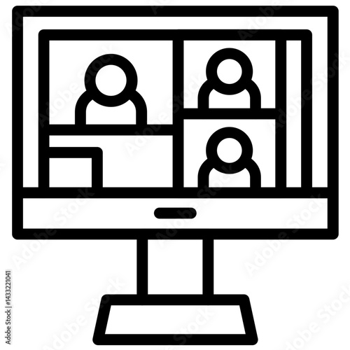 E meeting Icon